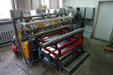 SNK OS-3 automated non-destructive rail axles testing system during their production